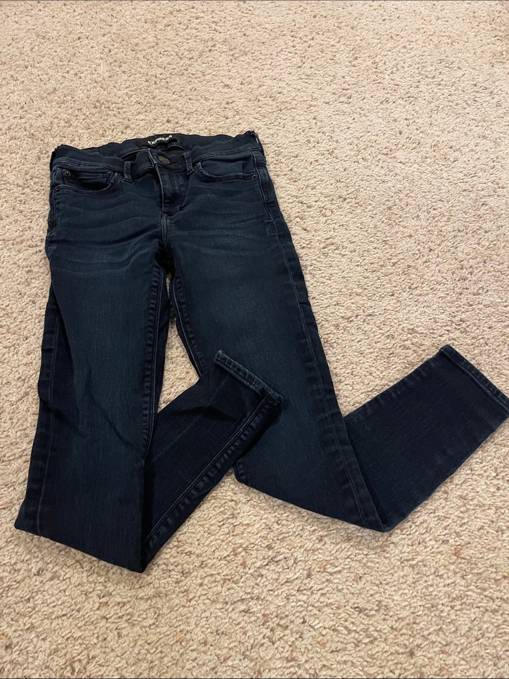 Express mid rise skinny jeans size Os